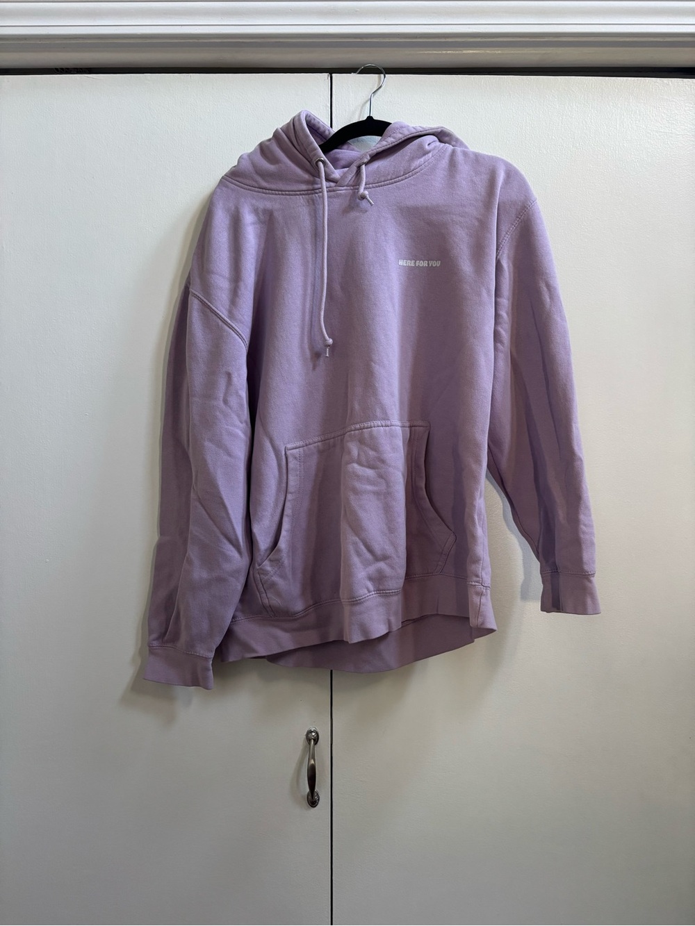 Lavender Crewneck Hoodie Sweatshirt - Women